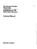 Harman-Kardon 630-Service-Manual